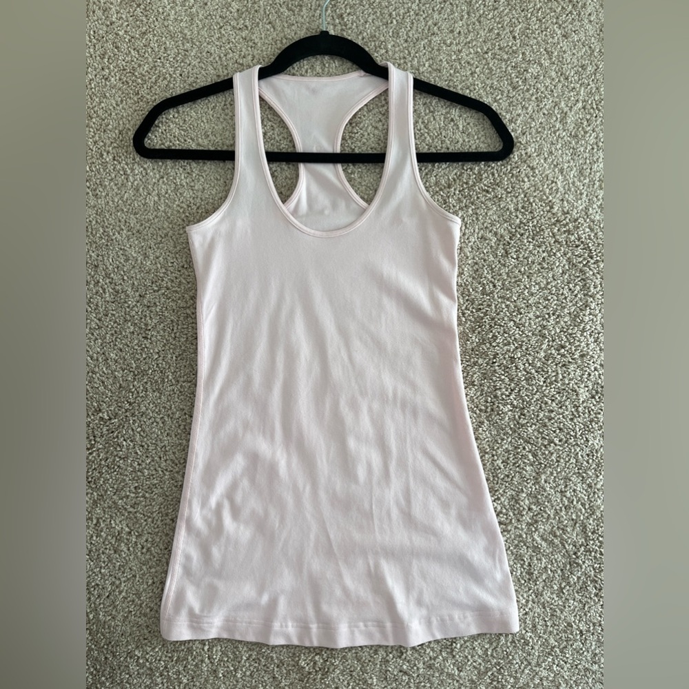 Women's Lululemon Tank - Size 6, Light Pink